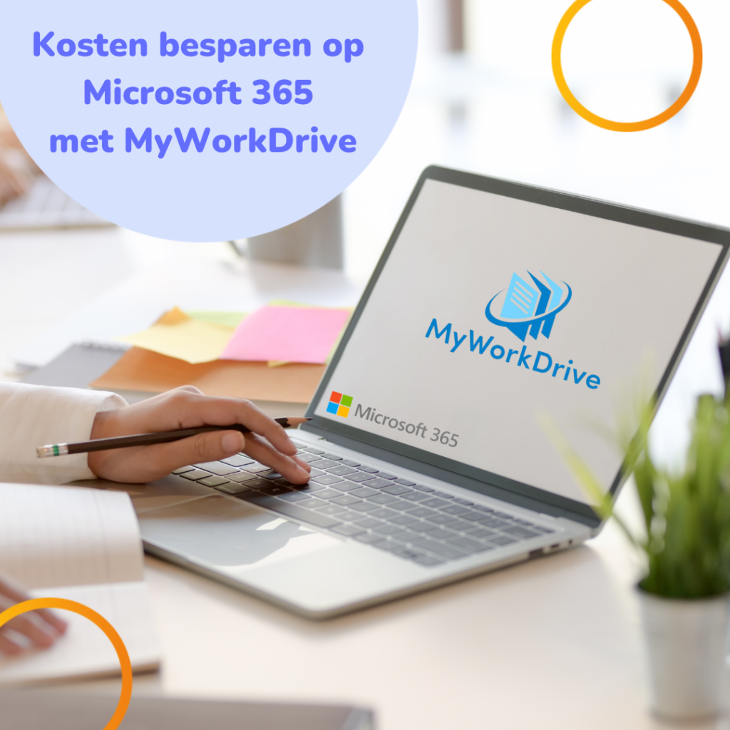 Kosten besparen op Microsoft 365 met MyWorkDrive